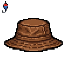 Novice Angler Leather Hat
