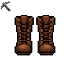 Novice Miner Leather Boots